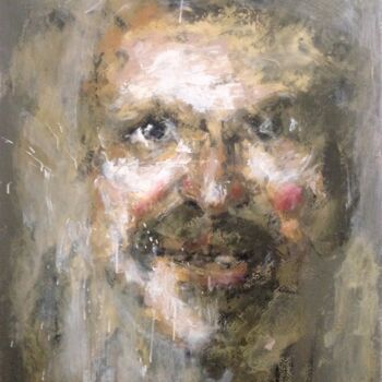 Painting titled "Tableau Portrait Co…" by Bruno Raharinosy, Original Artwork, Oil