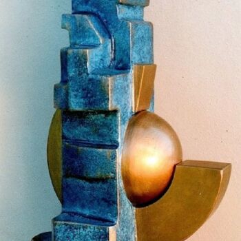 Sculpture intitulée "saturnisation" par Bruno Prelat, Œuvre d'art originale