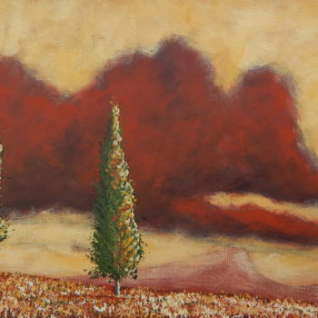 Peinture intitulée "A la faveur de l'au…" par Bruno Lemasson, Œuvre d'art originale, Acrylique