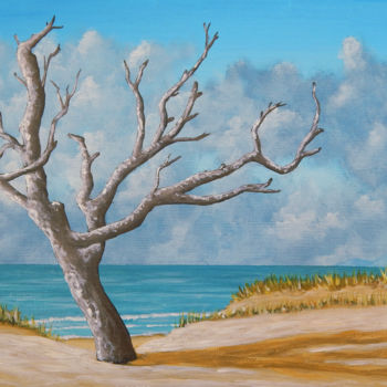 Peinture intitulée "Seul au monde" par Bruno Lemasson, Œuvre d'art originale, Acrylique