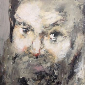 Painting titled "Tableau Portrait Co…" by Bruno Raharinosy, Original Artwork, Oil