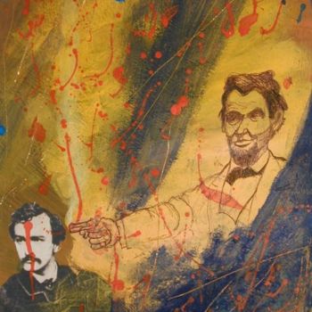 Painting titled "Lincoln's Revenge" by Alec Yates, Original Artwork