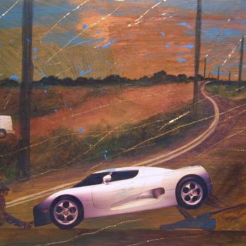 "Car Jack" başlıklı Tablo Alec Yates tarafından, Orijinal sanat
