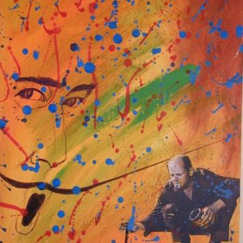 Pittura intitolato "Collage" da Alec Yates, Opera d'arte originale