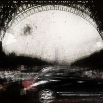 Photographie intitulée "Sotto Eiffel" par Budano Lino, Œuvre d'art originale