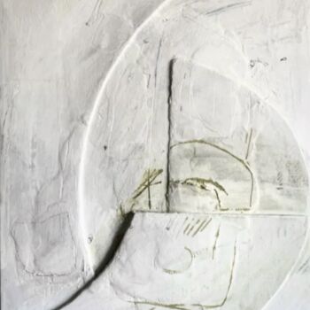 Schilderij getiteld "Sculptural primitiv…" door Maria Buduchikh, Origineel Kunstwerk, Tempera