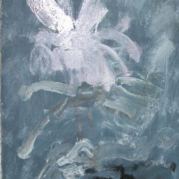 Картина под названием "Белая лилия" - Сергей Бугровский, Подлинное произведение искусства