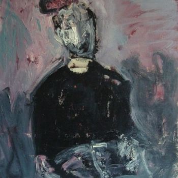 Painting titled "Женский портрет (Ве…" by Sergei Bugrovskii, Original Artwork