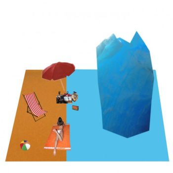 Sculpture titled "Iceberg Beach alain…" by Alain Buisson, Original Artwork
