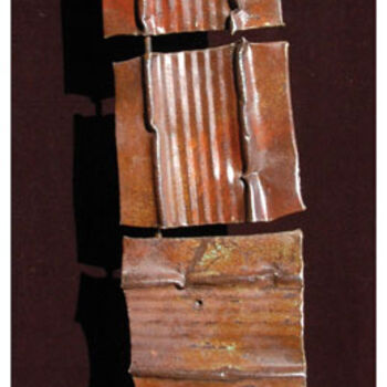 Scultura intitolato "Pieces 01" da Alain Buisson, Opera d'arte originale, Metalli