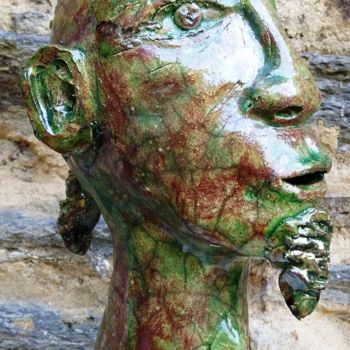Sculpture intitulée "Le jeune Obéron, ro…" par Buissonnières, Œuvre d'art originale