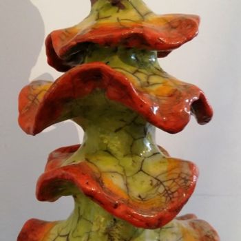 Sculpture titled "Métamorphose" by Buissonnières, Original Artwork, Ceramics