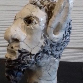 Sculpture intitulée "Roi Midas" par Buissonnières, Œuvre d'art originale, Céramique
