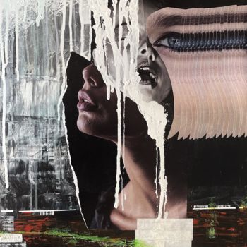 Collages titulada "[immErsioN]" por Irina Bulatova, Obra de arte original, Collages