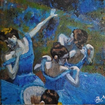 Peinture intitulée "Danseuses bleues" par Philippe Viard, Œuvre d'art originale, Acrylique
