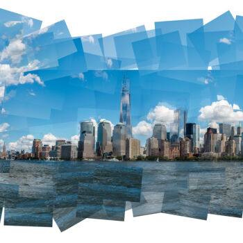 Arts numériques intitulée "The Big Apple" par Bulent Unsal, Œuvre d'art originale, Collage numérique