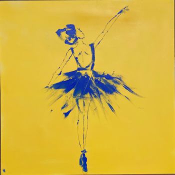 Malerei mit dem Titel "Ballerina" von Veronika Bulgakova, Original-Kunstwerk, Öl