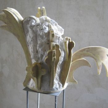 Sculpture titled "Végétation" by John Bulteel, Original Artwork, Mixed Media