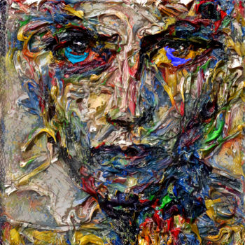 Digital Arts με τίτλο "Portrait 3.jpg" από Bernard Bunner, Αυθεντικά έργα τέχνης, Ψηφιακή ζωγραφική