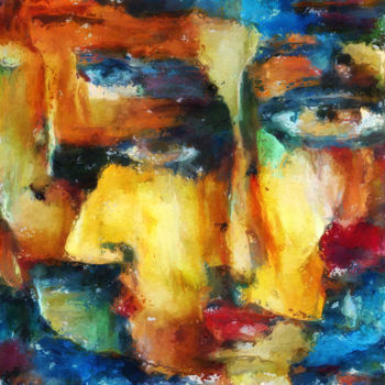 Digital Arts titled "Faces 3.jpg" by Bernard Bunner, Original Artwork, Digital Painting
