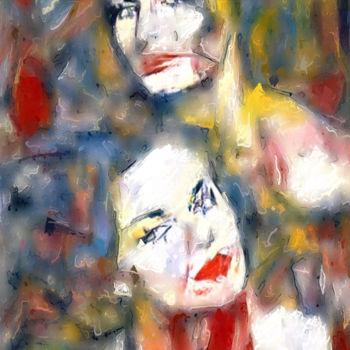 Digital Arts titled "Duo.jpg" by Bernard Bunner, Original Artwork, Digital Painting