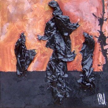 Pintura intitulada "Les ombres" por Laurent Buntinx, Obras de arte originais
