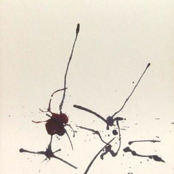 Pintura intitulada "Rat's eye" por Laurent Buntinx, Obras de arte originais
