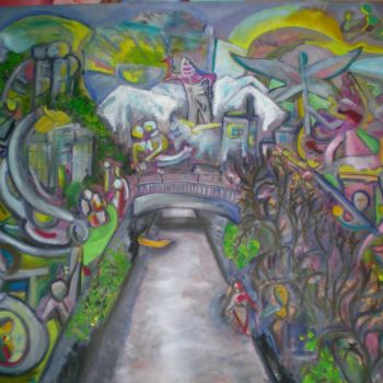 Pintura titulada "Puente Loreto" por Paulabs, Obra de arte original, Otro