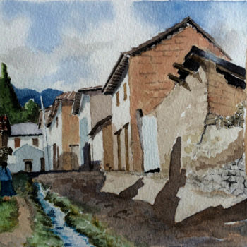 「calle-del-cano.jpg」というタイトルの絵画 Bernardo Burgosによって, オリジナルのアートワーク