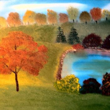 Painting titled "Summer Days" by Burie Smith, Original Artwork