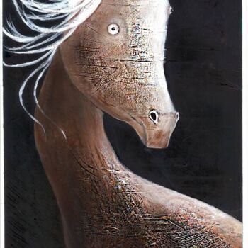Ζωγραφική με τίτλο "cavallo.jpg" από Burighel Anna, Αυθεντικά έργα τέχνης