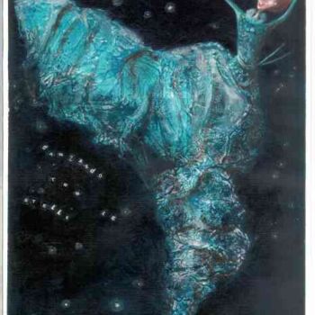 Malarstwo zatytułowany „danza_tra_le_stelle…” autorstwa Burighel Anna, Oryginalna praca