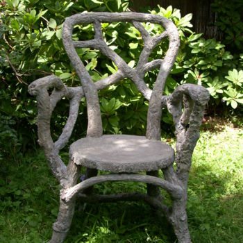 Sculpture intitulée "fauteuil rocaille" par Pascal Butto, Œuvre d'art originale