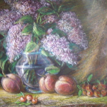 Schilderij getiteld "0031.jpg" door Liubov Bukharova, Origineel Kunstwerk, Pastel
