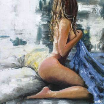 Painting titled "Morning" by Ben Kelley, Original Artwork, Oil