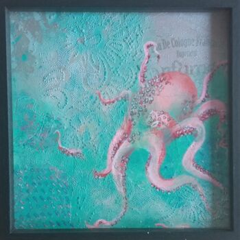 Painting titled "Octopus" by By Tata, Original Artwork, Acrylic