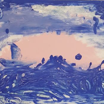 「Sea ​​storm」というタイトルの絵画 Camelia D.によって, オリジナルのアートワーク, アクリル