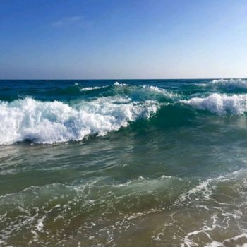 Photographie intitulée "Ocean power" par Camelia D., Œuvre d'art originale