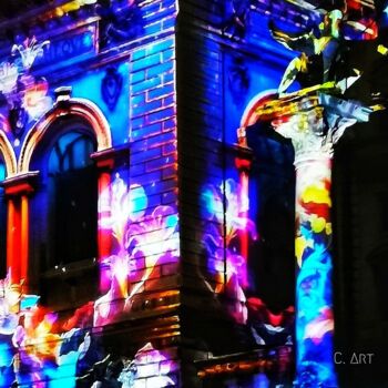 Photography titled "Palace of pop" by C. Art, Original Artwork, Light Painting