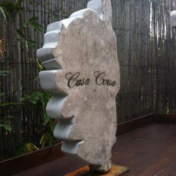Skulptur mit dem Titel "Casa Corsa" von C.Art, Original-Kunstwerk