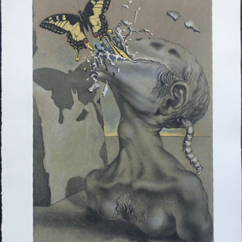 Printmaking titled "Salvador Dalì - All…" by Carola Modini, Original Artwork, Lithography