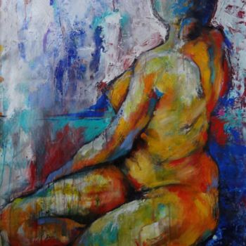 Pittura intitolato "Nude IV" da Alexandra Kay Vøhtz, Opera d'arte originale, Acrilico