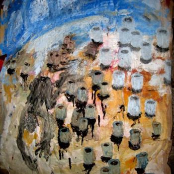 Malerei mit dem Titel "sin titulo" von Gabriel Muguerza, Original-Kunstwerk, Öl