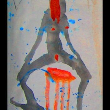 Картина под названием "figura" - Gabriel Muguerza, Подлинное произведение искусства, Масло