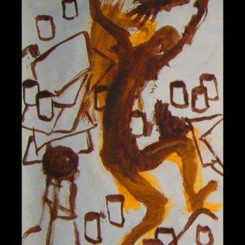 Peinture intitulée "figura" par Gabriel Muguerza, Œuvre d'art originale, Huile