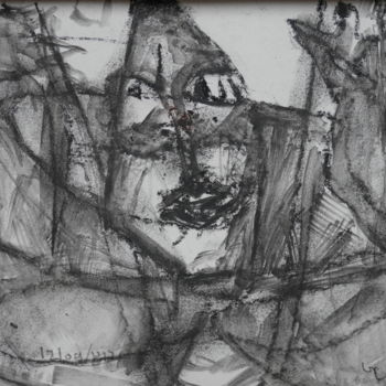 Dibujo titulada "SANS TITRE" por Gildas Cadic, Obra de arte original, Tiza