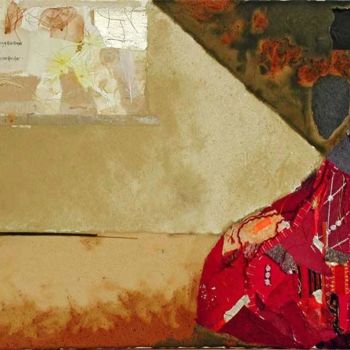Ζωγραφική με τίτλο "PENSEE D'EVASION" από Caecilia, Αυθεντικά έργα τέχνης, Λάδι