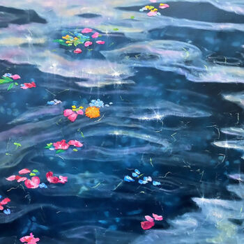 "Spring Water" başlıklı Tablo Cæsiliæ tarafından, Orijinal sanat, Petrol