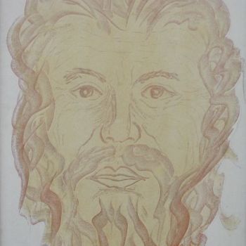 Malarstwo zatytułowany „2-1_-_Zeus._Tuval._…” autorstwa Cafer Tabak, Oryginalna praca