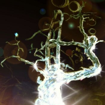 Digital Arts titled "spirit of my tree" by Can Demircioğlu, Original Artwork